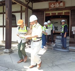 文化財市民レスキュー訓練の写真