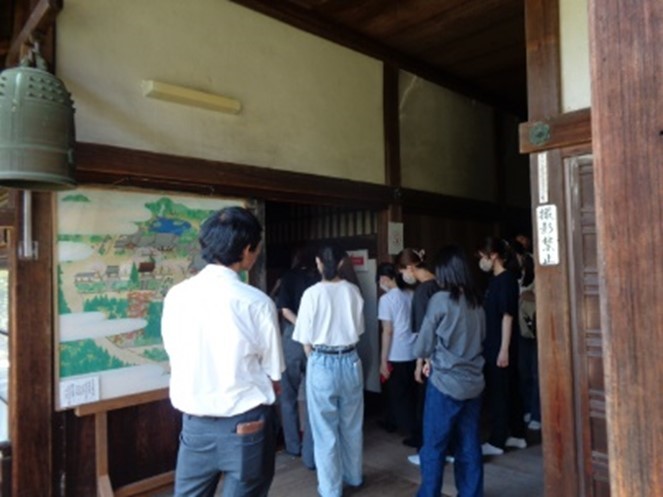 文化財見学の写真