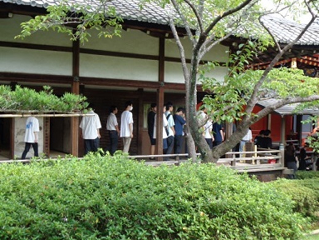 文化財見学の写真
