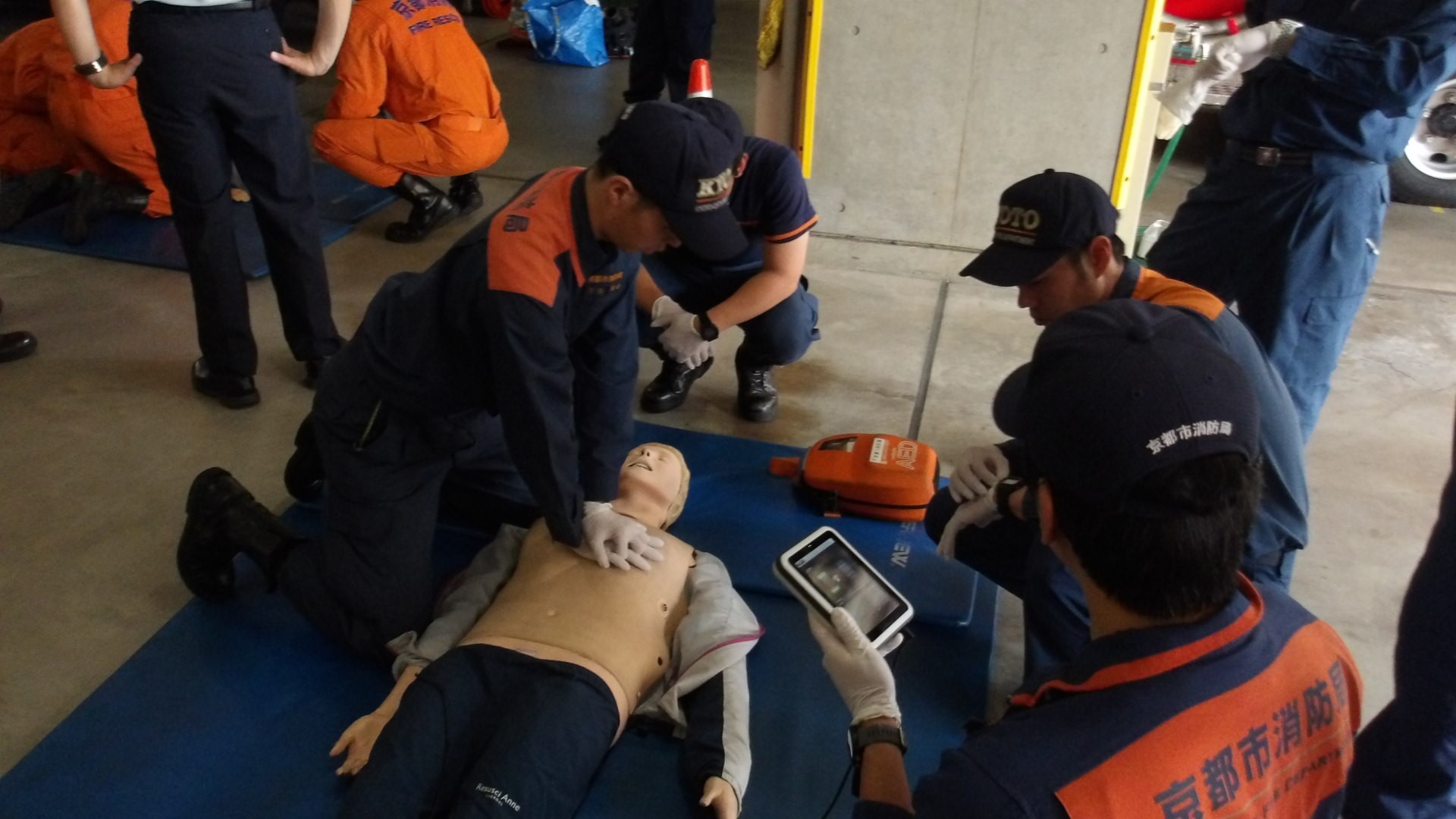 高度シミュレーター人形による効果測定