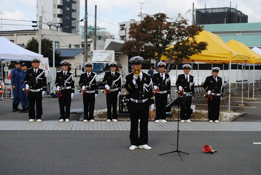 京都刑務所矯正展での防火PRの写真