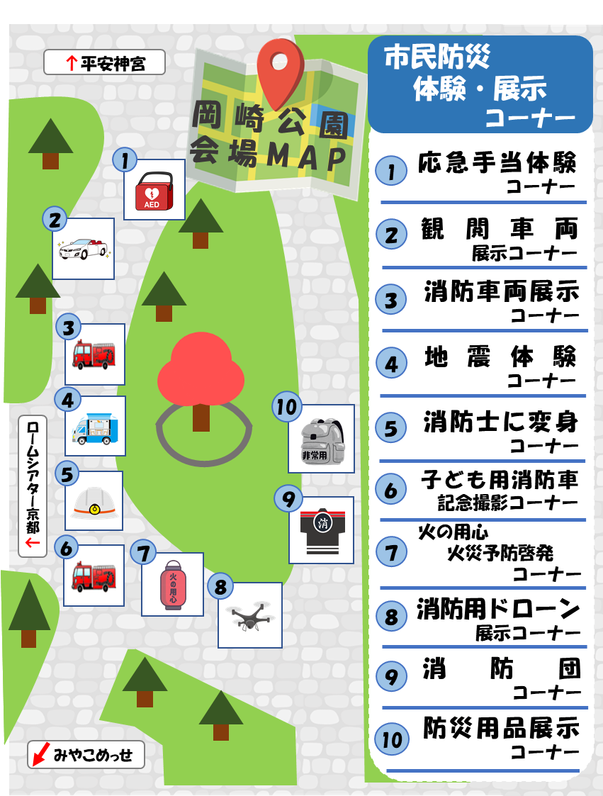 防災体験・啓発コーナー