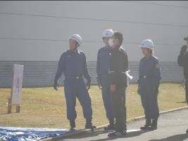 防災訓練の写真