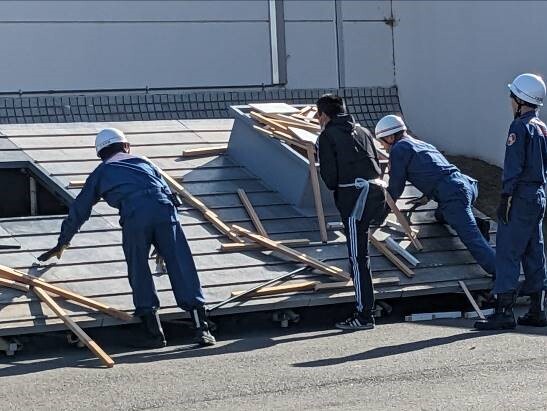 防災訓練の写真
