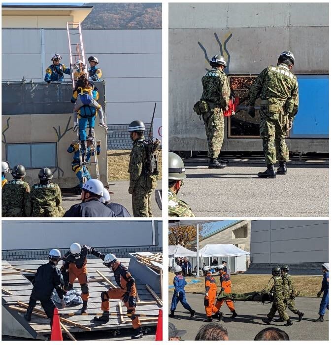 防災訓練の写真