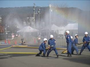 防災訓練の写真