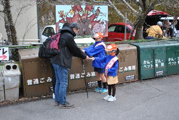ジュニア消防団による防火広報