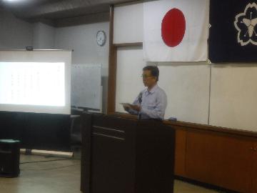山科消防団長訓示