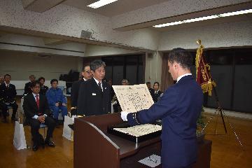 優良消防分団表彰（局長表彰）一橋分団