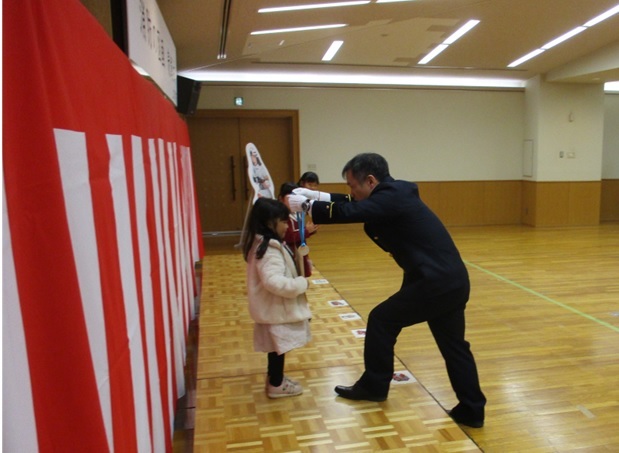 表彰式の様子