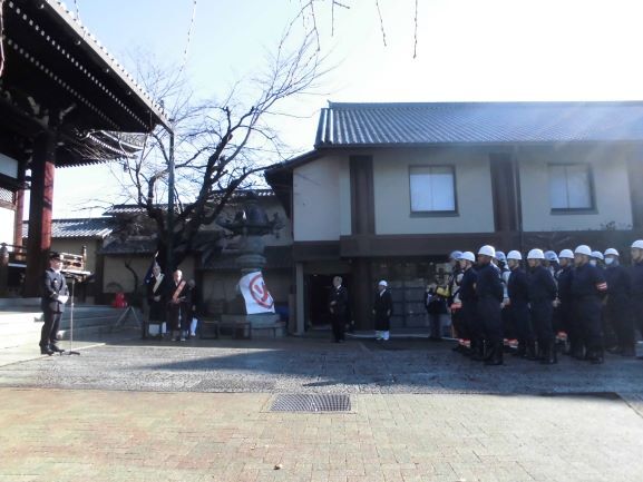 上京消防署長からの訓練講評