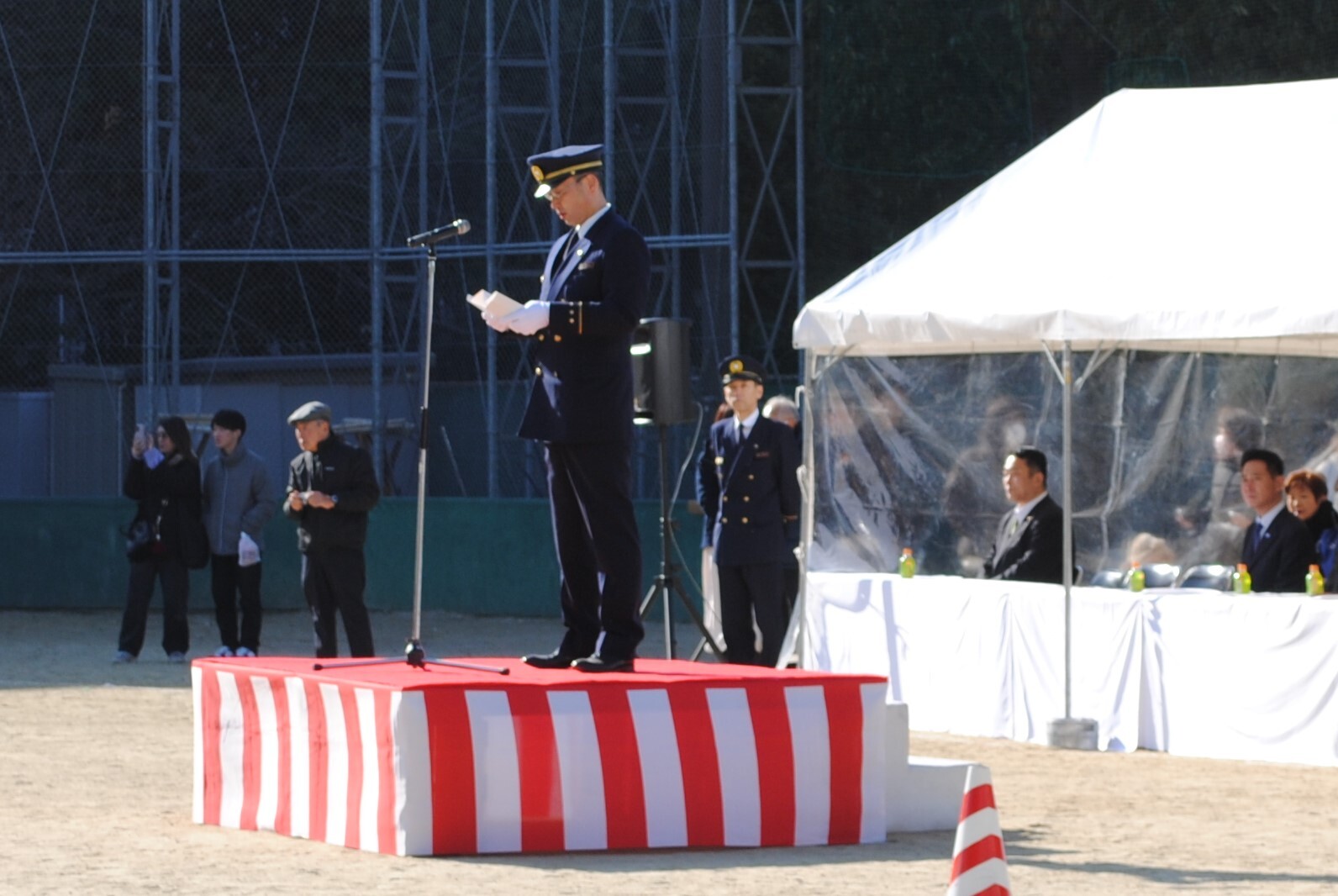 岡本昌也山科消防署長