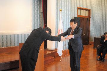 表彰式の写真