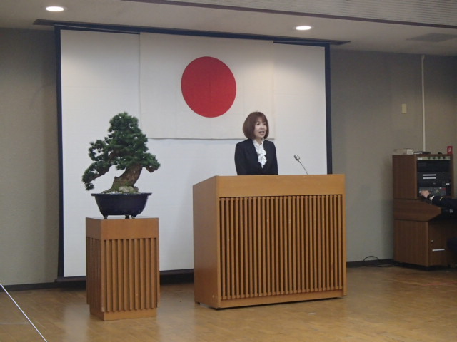 ジュニア消防団指導班代表幹事挨拶