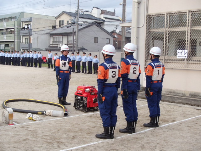 小型動力ポンプ操法