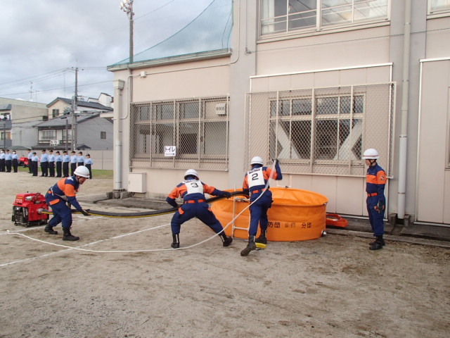 小型動力ポンプ操法