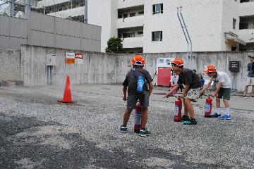 消火器取扱訓練実施
