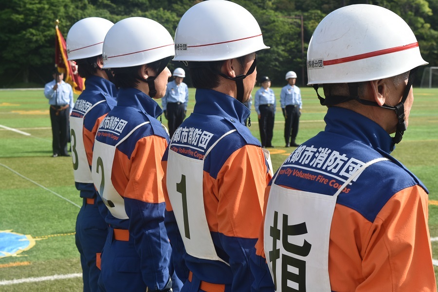 実放水訓練