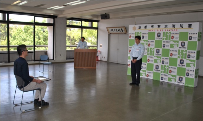 山崎署長からの感謝のことば