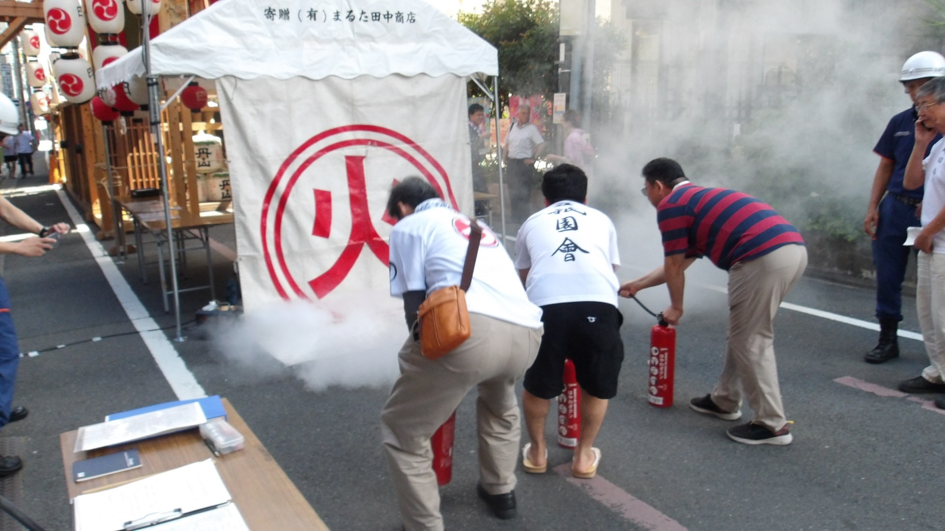 大船鉾訓練