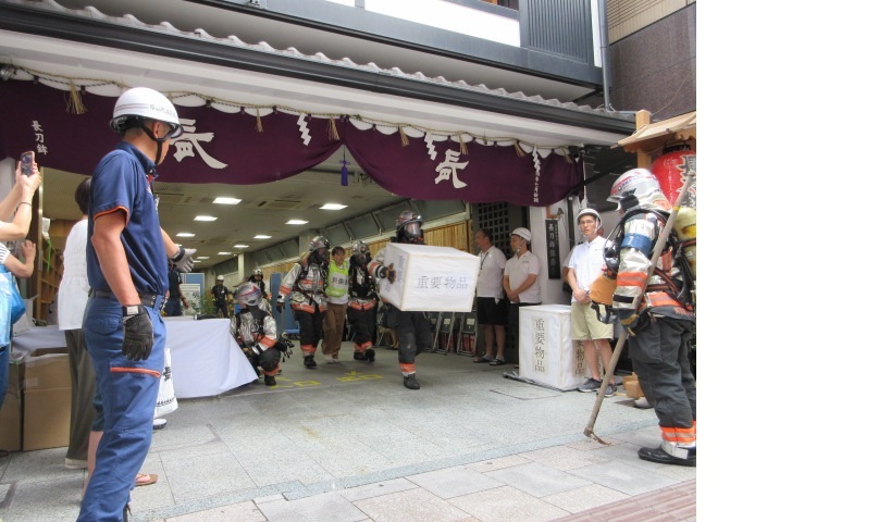 長刀鉾訓練