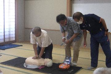 連携してパッドを装着
