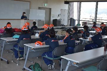ジュニア消防団の先輩からのアドバイス