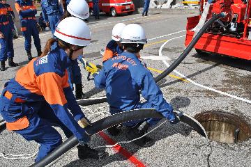 訓練（水利部署）の様子