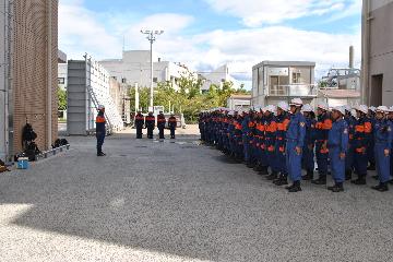 訓練（訓練講評）の様子