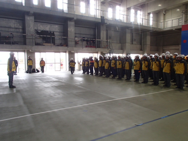 西京消防団全15分団が一堂に会しました