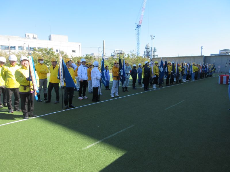 訓練大会開会式写真