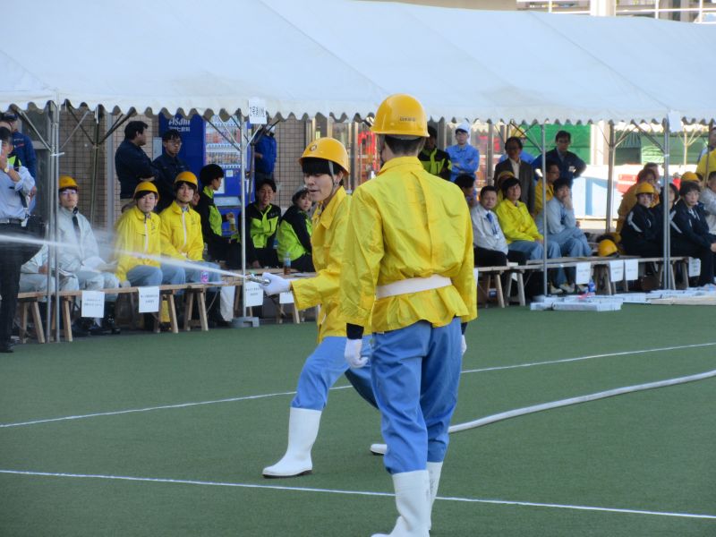 2号消火栓操法訓練写真