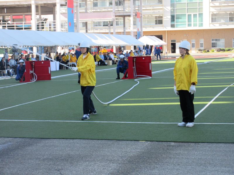 2号消火栓操法訓練写真