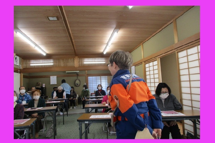 防災講和の様子