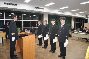 団長優良分団表彰