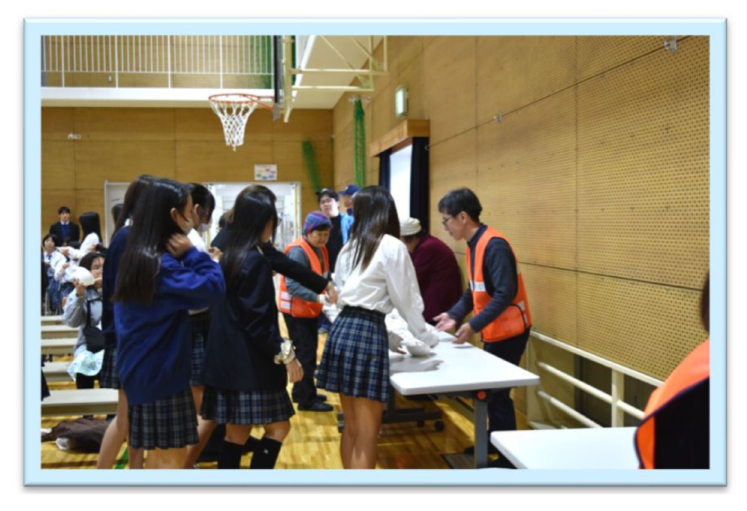 炊き出しの様子