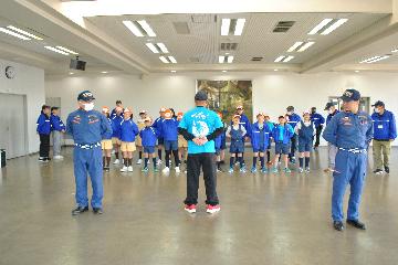 規律訓練の様子