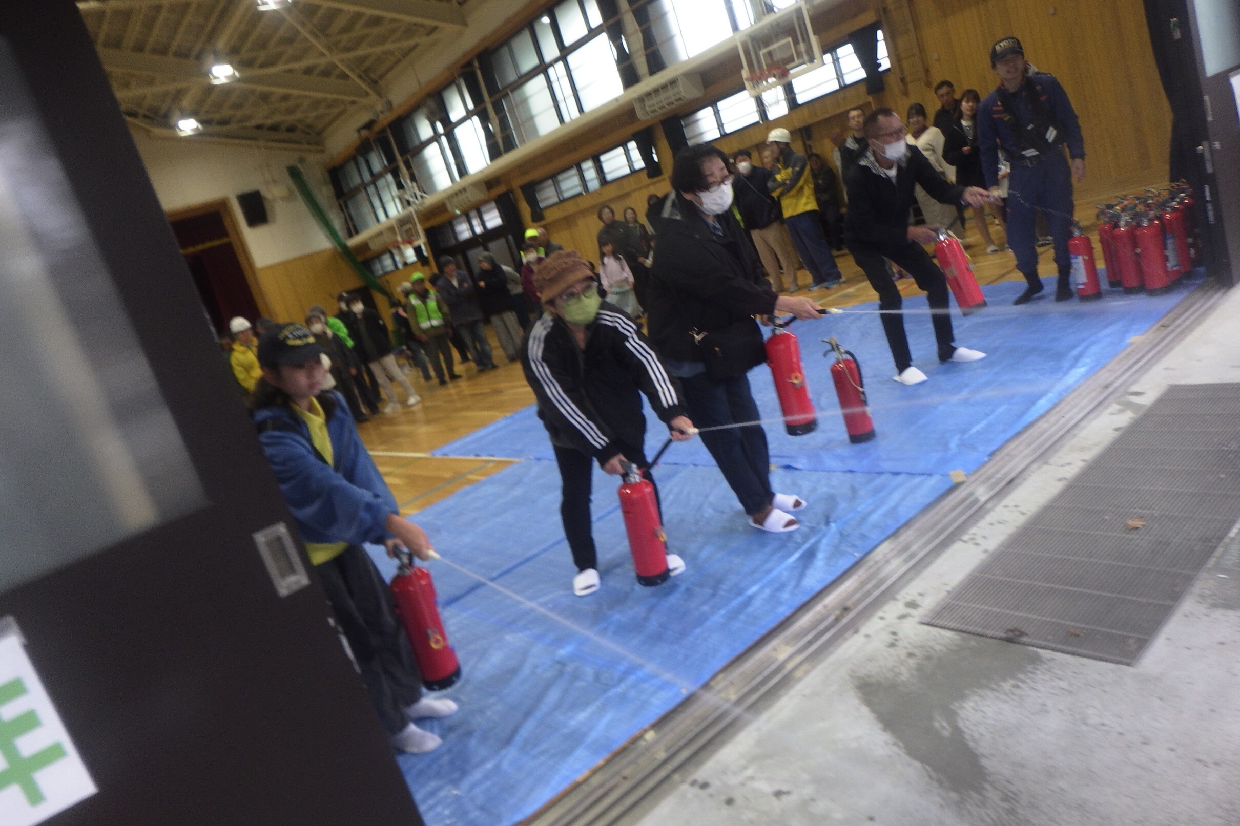 消火訓練の様子