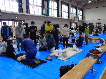 救急訓練の様子