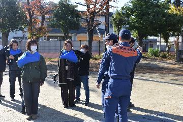 三角巾の使い方の説明