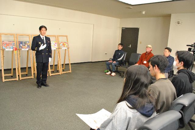 山崎署長からの感謝の言葉