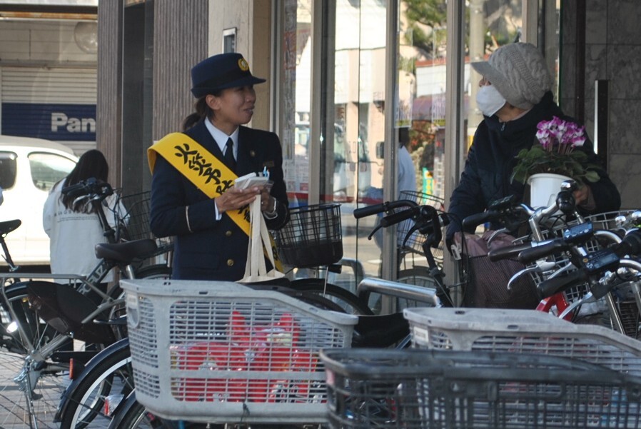 空気が乾燥し、火災が多くなる時期を迎えるにあたり、注意を呼び掛けました。