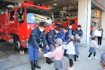 アヴェマリア幼稚園の園児からプレゼント