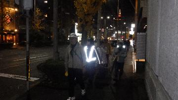 防火パトロールの様子