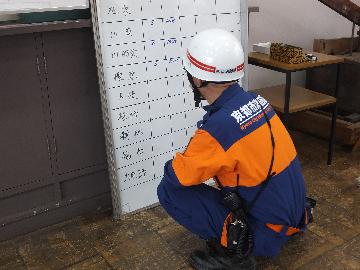 各分団ごとの応召人数を記入し、集約しました。