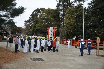 上賀茂神社　髙井宮司によるあいさつ