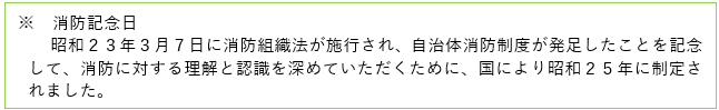 消防記念日