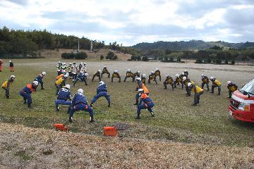 訓練前のようす