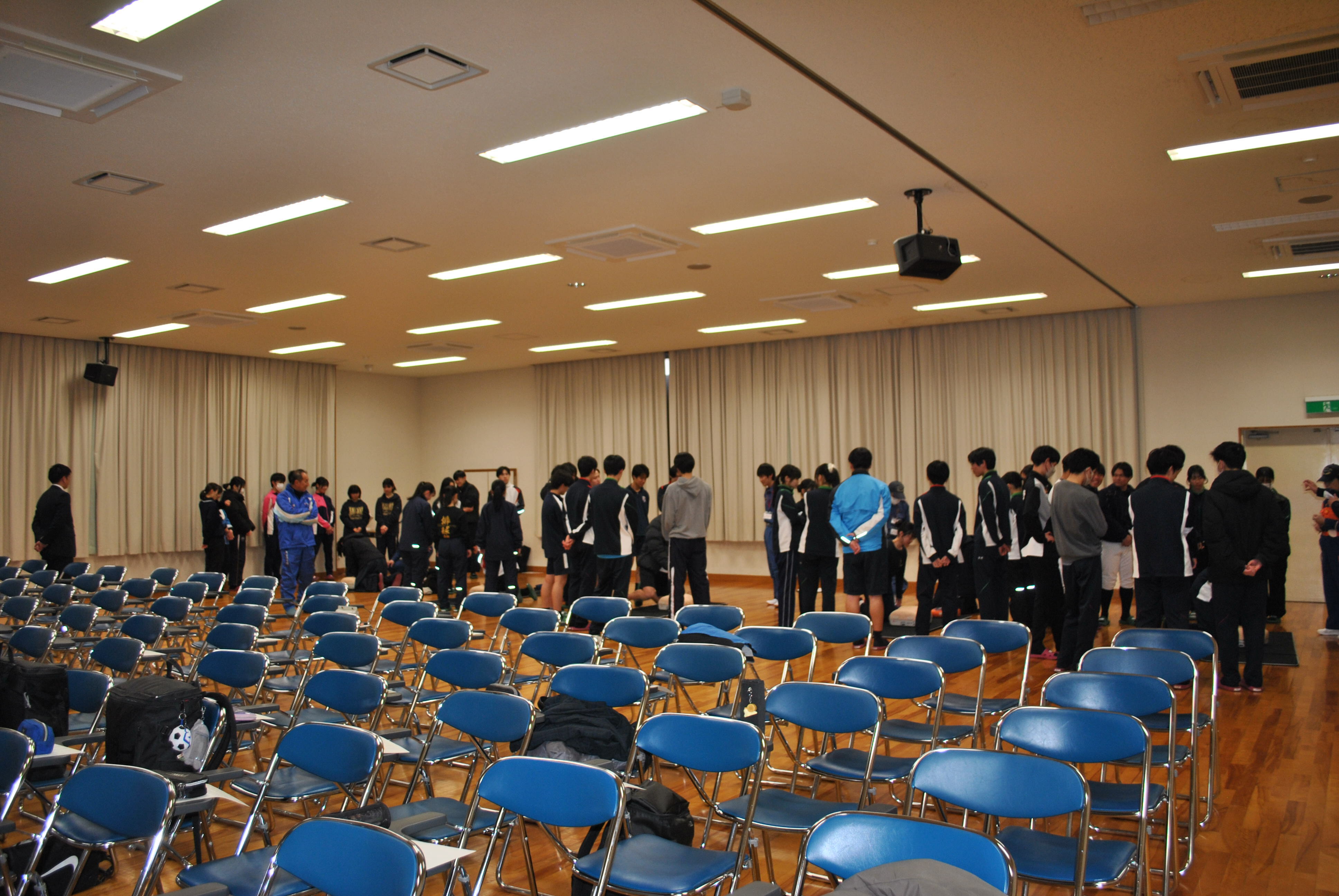 実技指導の様子