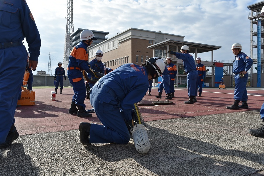 2月15日の訓練の様子1